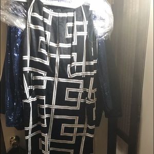 Women’s size 10 Nine West black white dress